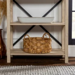 64" Sophie Industrial X Frame Bookshelf - Saracina Home -Saracina Home GUEST 00f0a878 8733 4a4f 8732 3ef012786d31