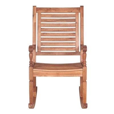 Bamberg Transitional Acacia Wood Outdoor Rocking Chair - Saracina Home Bamberg Transitional Acacia Wood Outdoor Rocking Chair - Saracina Home -Saracina Home GUEST 01f0450b afb1 4b0e 9aa2 602f28765fbb