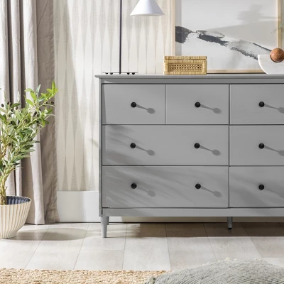 Stiva Classic Mid-Century Modern Horizontal 6 Drawer Dresser - Saracina Home Stiva Classic Mid-Century Modern Horizontal 6 Drawer Dresser - Saracina Home -Saracina Home GUEST 03a1f54e 4537 4cfe 8b24 c78de9815ace