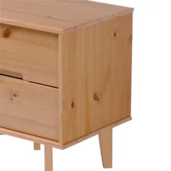 Mid-Century Modern Wood Nightstand - Saracina Home -Saracina Home GUEST 0e625427 4e53 409c 93f2 180030666c77