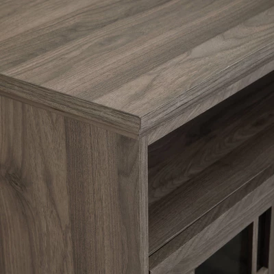 Transitional 4 Door Windowpane TV Stand for TVs up to 65" - Saracina Home Transitional 4 Door Windowpane TV Stand For TVs Up To 65" - Saracina Home -Saracina Home GUEST 0efc8404 ab3d 4fdc be68 3f263aaba75b