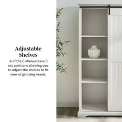 Owens Farmhouse Sliding Barn Door Storage Hutch - Saracina Home -Saracina Home GUEST 1111a4c7 814c 44a0 80be ecf545ea7ff7