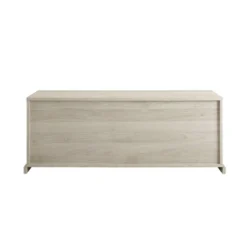 48" Transitional Sliding Door Wood And Metal Bench - Saracina Home -Saracina Home GUEST 132022c0 dc74 40a0 830e fc6f394b39fc