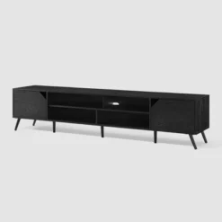 Mid-Century Modern Wide Storage TV Stand For TVs Up To 90" - Saracina Home -Saracina Home GUEST 2359f0cd 8e1e 4185 9524 c8fc7b418fee