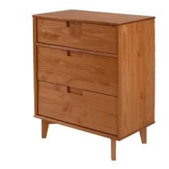 Mid-Century Modern Wood 3 Drawer Dresser - Saracina Home -Saracina Home GUEST 23ef0bf8 1e17 4abc aff5 614536d4c122