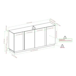 Contemporary Storage With 4 Doors Sideboard - Saracina Home 8 Contemporary Storage With 4 Doors Sideboard - Saracina Home -Saracina Home GUEST 2474f5c0 1422 465b b5e7 c66bcbaff085