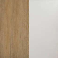 Modern 2 Door TV Stand For TVs Up To 65" Solid White/Coastal Oak/White - Saracina Home -Saracina Home GUEST 27ad982d 132e 4f68 8669 7ec470d45358