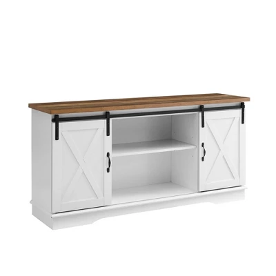 Modern Transitional Sliding Barndoor TV Stand for TVs up to 65"- Saracina Home Modern Transitional Sliding Barndoor TV Stand For TVs Up To 65"- Saracina Home -Saracina Home GUEST 2f913d69 9569 41d2 aad7 830c710cc2a8