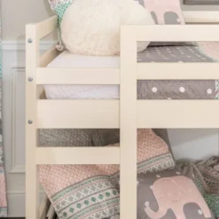 Twin Over Twin Indy Solid Wood Low Bunk Bed - Saracina Home -Saracina Home GUEST 32ed9e38 4f0a 4624 8239 bbf00adabaf2