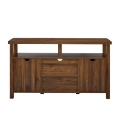 Modern Farmhouse Highboy Double Grooved Door TV Stand For TVs Up To 65" - Saracina Home -Saracina Home GUEST 33eabb5f 729c 4fe2 a45b 0dd9a4b8651d