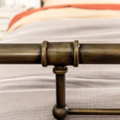 Raven Industrial Vintage Metal Pipe Bed - Saracina Home -Saracina Home GUEST 37486ee3 ef4a 475f 8f87 a5626e1281da