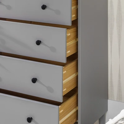 Stiva Classic Mid-Century Modern Vertical 4 Drawer Dresser Gray - Saracina Home Stiva Classic Mid-Century Modern Vertical 4 Drawer Dresser Gray - Saracina Home -Saracina Home GUEST 3846d529 c24e 4739 a13a 22e114312cd6