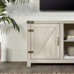 Clarabelle Farmhouse Barn Door TV Stand For TVs Up To 60" - Saracina Home 9 Clarabelle Farmhouse Barn Door TV Stand For TVs Up To 60" - Saracina Home -Saracina Home GUEST 39aa44c8 e9b9 4638 81f3 4f240974545e