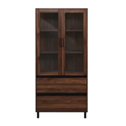 68" Glass Door Storage Hutch With Drawers - Saracina Home 4 68" Glass Door Storage Hutch With Drawers - Saracina Home -Saracina Home GUEST 4107d99b ca0a 4c81 93d8 e403efb6f200