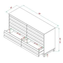 Ilya Solid Wood Modern Panel Front 6 Drawer Dresser - Saracina Home -Saracina Home GUEST 444194b5 0b39 45be 9090 0d7dbeceade2
