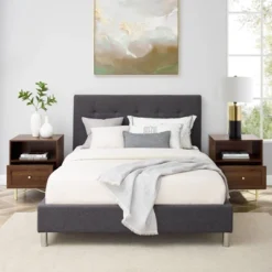 Jones Modern 1 Drawer Nightstand With Cubby - Saracina Home -Saracina Home GUEST 4e984b58 94c5 46ed 973d 2f997875cdae