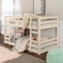 Twin Over Twin Indy Solid Wood Low Bunk Bed - Saracina Home -Saracina Home GUEST 4f052a60 3845 4f84 91b9 34fbe3eba04e