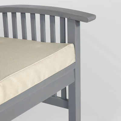 Ravenscroft Modern Boho Acacia Wood Slatted Outdoor Loveseat with Cushion - Saracina Home Ravenscroft Modern Boho Acacia Wood Slatted Outdoor Loveseat With Cushion - Saracina Home -Saracina Home GUEST 52aa005c 6a54 4115 bce1 42a537cb103c