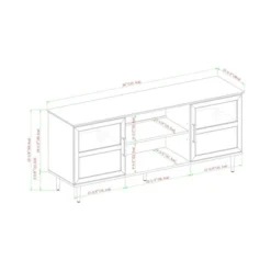 Modern Wood And Glass Door Console TV Stand For TVs Up To 65" - Saracina Home 5 Modern Wood And Glass Door Console TV Stand For TVs Up To 65" - Saracina Home -Saracina Home GUEST 52e7aa4d e976 48f1 bc3d adce19001125