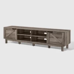 Modern Rustic 2 Door Storage TV Stand For TVs Up To 80" - Saracina Home -Saracina Home GUEST 58d9a384 e62b 4e25 93a3 444225e5dccd