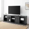 Transitional 2 Window Pane Door TV Stand For TVs Up To 85" - Saracina Home