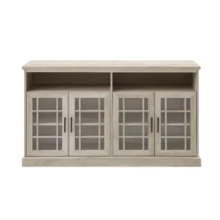 Transitional 4 Door Windowpane TV Stand For TVs Up To 65" - Saracina Home 9 Transitional 4 Door Windowpane TV Stand For TVs Up To 65" - Saracina Home -Saracina Home GUEST 5d64fa4a 7170 414b abad cc72d8ce7fd1