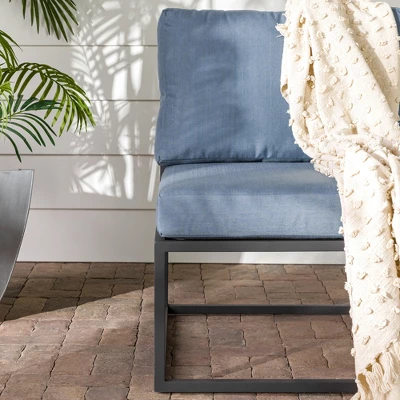 Outdoor Modern Modular Patio Side Chair Blue - Saracina Home Outdoor Modern Modular Patio Side Chair Blue - Saracina Home -Saracina Home GUEST 5dc97f24 1d4f 4c75 8710 7cda9d5b6021