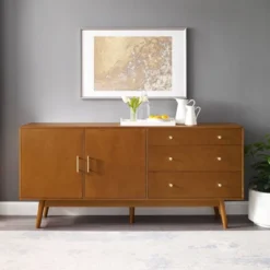 70" Mid-century Modern 3 Drawer And 2 Door Sideboard - Saracina Home 2 70" Mid-century Modern 3 Drawer And 2 Door Sideboard - Saracina Home -Saracina Home GUEST 653d3b71 c739 47e6 833f f569b8ad58be