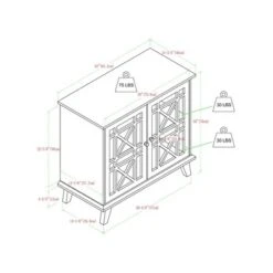 Versatile Fretwork Accent Storage Cabinet Blue - Saracina Home 4 Versatile Fretwork Accent Storage Cabinet Blue - Saracina Home -Saracina Home GUEST 697d5268 2e95 4a8c bba4 baa50dfae025