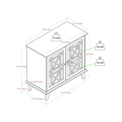 Versatile Fretwork Accent Storage Cabinet Blue - Saracina Home Versatile Fretwork Accent Storage Cabinet Blue - Saracina Home -Saracina Home GUEST 697d5268 2e95 4a8c bba4 baa50dfae025