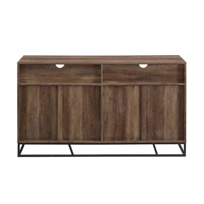 58" 4 Door Contemporary Storage Console Sideboard - Saracina Home 58" 4 Door Contemporary Storage Console Sideboard - Saracina Home -Saracina Home GUEST 69b94c38 9b20 4626 8fee 903639929fc2