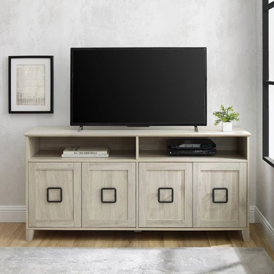 4 Door Modern Media Center TV Stand for TVs up to 65" Birch - Saracina Home 4 Door Modern Media Center TV Stand For TVs Up To 65" Birch - Saracina Home -Saracina Home GUEST 6d2708d3 8bf4 4c77 81d7 be1c27a1b72a
