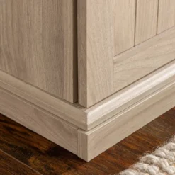 48" Transitional Sliding Door Wood And Metal Bench - Saracina Home -Saracina Home GUEST 6d3989b7 c7af 496d 8b47 0120b9b89ccc