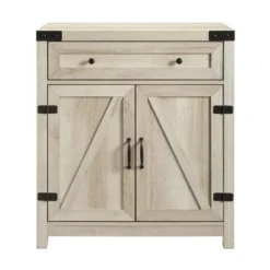 Clarabelle Rustic Farmhouse Barn Door Accent Cabinet - Saracina Home -Saracina Home GUEST 713ae4d0 858a 4fc3 8b2d 6512862d084e