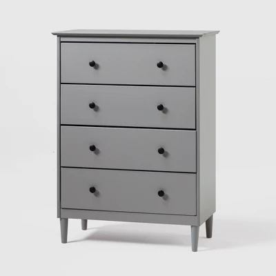 Stiva Classic Mid-Century Modern Vertical 4 Drawer Dresser Gray - Saracina Home Stiva Classic Mid-Century Modern Vertical 4 Drawer Dresser Gray - Saracina Home -Saracina Home GUEST 7191f56d c0ac 4f0c ba2b af58c2793af7