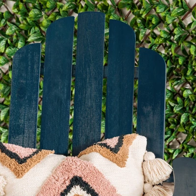 Genovia Transitional Acacia Wood Outdoor Adirondack Chair with Wine Holder - Saracina Home Genovia Transitional Acacia Wood Outdoor Adirondack Chair With Wine Holder - Saracina Home -Saracina Home GUEST 72c72c9e 2d17 410e 9a2c 84b6f257b315