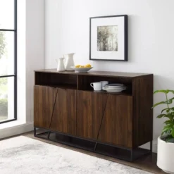58" 4 Door Contemporary Storage Console Sideboard - Saracina Home 6 58" 4 Door Contemporary Storage Console Sideboard - Saracina Home -Saracina Home GUEST 7eb113d1 2ff7 4149 a1e8 9e32873d72de