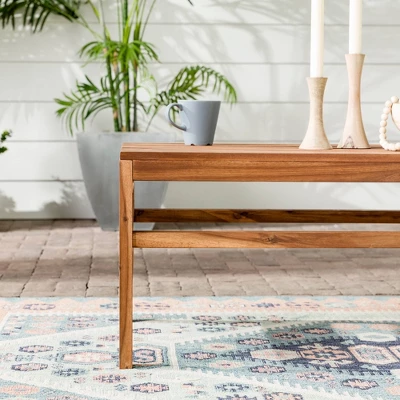 Outdoor Acacia Wood Slatted Coffee Table - Saracina Home Outdoor Acacia Wood Slatted Coffee Table - Saracina Home -Saracina Home GUEST 807e4acc a010 4dc0 a317 fee88592c512