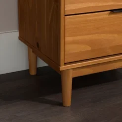 Mid-Century Modern Solid Wood 5 Drawer Chest Of Drawers - Saracina Home -Saracina Home GUEST 820fd490 45a2 49e2 bbab 8d02cde77206