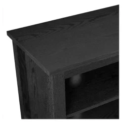 Transitional 6 Cubby Wood Open Storage Wood TV Stand For TVs Up To 80"- Saracina Home -Saracina Home GUEST 8558ee0a 9225 42d5 a511 7df8f8dfda97