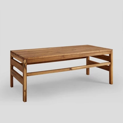 Outdoor Acacia Wood Slatted Coffee Table - Saracina Home Outdoor Acacia Wood Slatted Coffee Table - Saracina Home -Saracina Home GUEST 85734f48 13f0 49a0 aeaa e627a1b92bcf