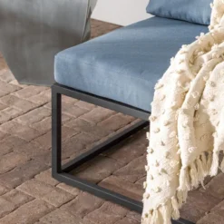 Outdoor Modern Modular Patio Side Chair Blue - Saracina Home 4 Outdoor Modern Modular Patio Side Chair Blue - Saracina Home -Saracina Home GUEST 85fd859a ae0d 497e ba7b 1e6baee50d7f