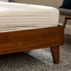 Alice Mid-Century Solid Wood Platform Bed - Saracina Home -Saracina Home GUEST 88141c0c 46d2 4a52 8e0c 50c25b31e716
