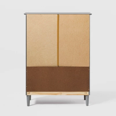 Stiva Classic Mid-Century Modern Vertical 4 Drawer Dresser Gray - Saracina Home Stiva Classic Mid-Century Modern Vertical 4 Drawer Dresser Gray - Saracina Home -Saracina Home GUEST 88d717b4 038a 41ce 8497 4884e4399b99