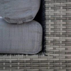 4pc Metal Multi-Shade Rattan Sectional - Gray - Saracina Home -Saracina Home GUEST 8d9592b0 b640 4022 877c 1692c1c327e6