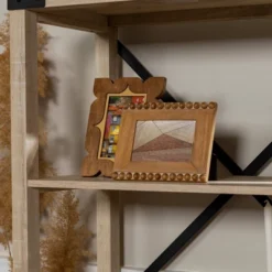 64" Sophie Industrial X Frame Bookshelf - Saracina Home -Saracina Home GUEST 8f2f71bb 470c 47d8 9367 5171861abfc9