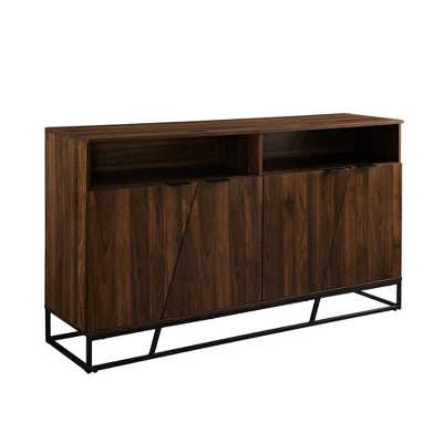 58" 4 Door Contemporary Storage Console Sideboard - Saracina Home 58" 4 Door Contemporary Storage Console Sideboard - Saracina Home -Saracina Home GUEST 95495b52 fb2c 45c3 b22e fac4b29d8161