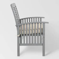 Ravenscroft Modern Boho Acacia Wood Slatted Outdoor Loveseat With Cushion - Saracina Home 3 Ravenscroft Modern Boho Acacia Wood Slatted Outdoor Loveseat With Cushion - Saracina Home -Saracina Home GUEST 9ad6d373 b058 4ff3 92ca b6264520b5d5