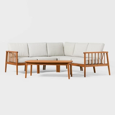 Saracina Home 6pc Modern Boho Outdoor Eucalyptus Spindle Sectional Saracina Home 6pc Modern Boho Outdoor Eucalyptus Spindle Sectional -Saracina Home GUEST 9c16328e 5a66 4ffc 8141 a2a60ce01c81