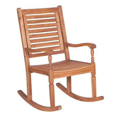 Bamberg Transitional Acacia Wood Outdoor Rocking Chair - Saracina Home Bamberg Transitional Acacia Wood Outdoor Rocking Chair - Saracina Home -Saracina Home GUEST 9ddcb3ba 4658 4755 8c96 490e9f901838